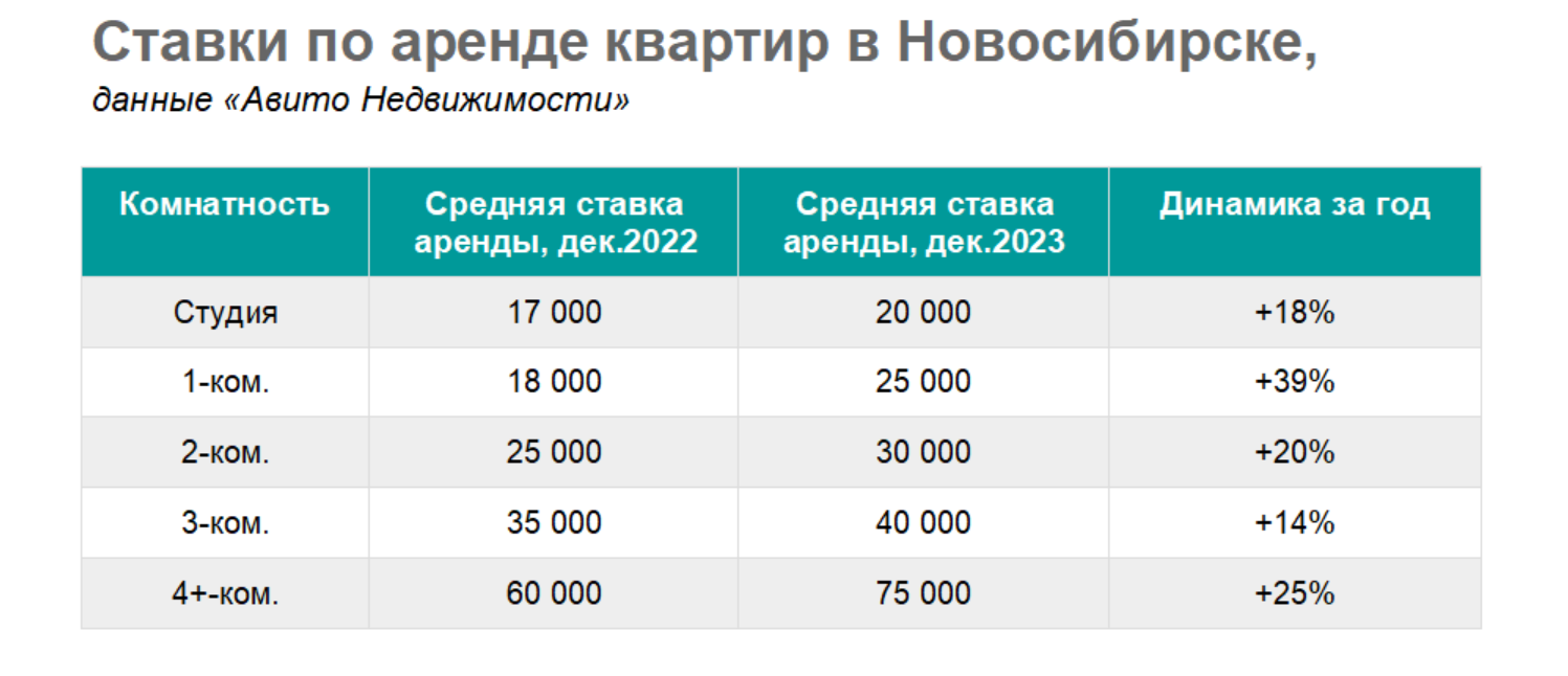 В Новосибирске упало число квартир в аренду и выросли цены, — чего ждать