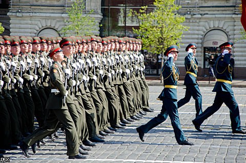 Репетиция парада Победы в Москве