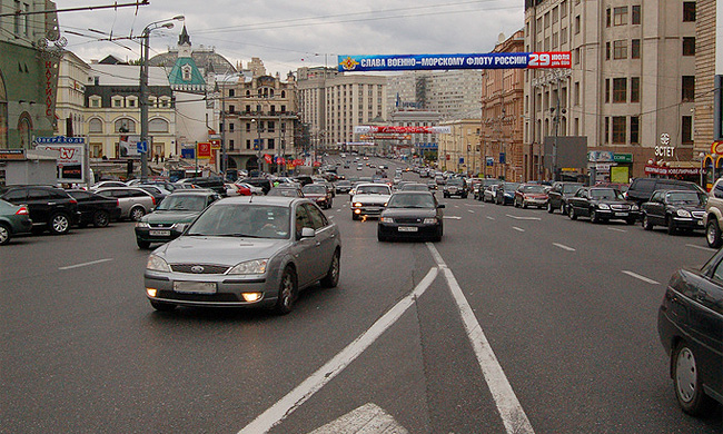 Особенности вождения в Москве