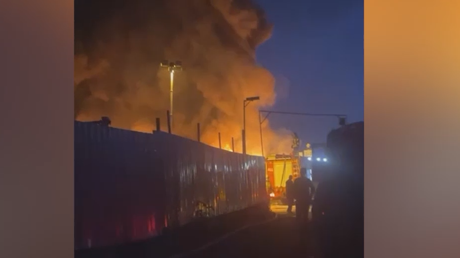 В Нижнем Новгороде загорелась площадка по утилизации отходов