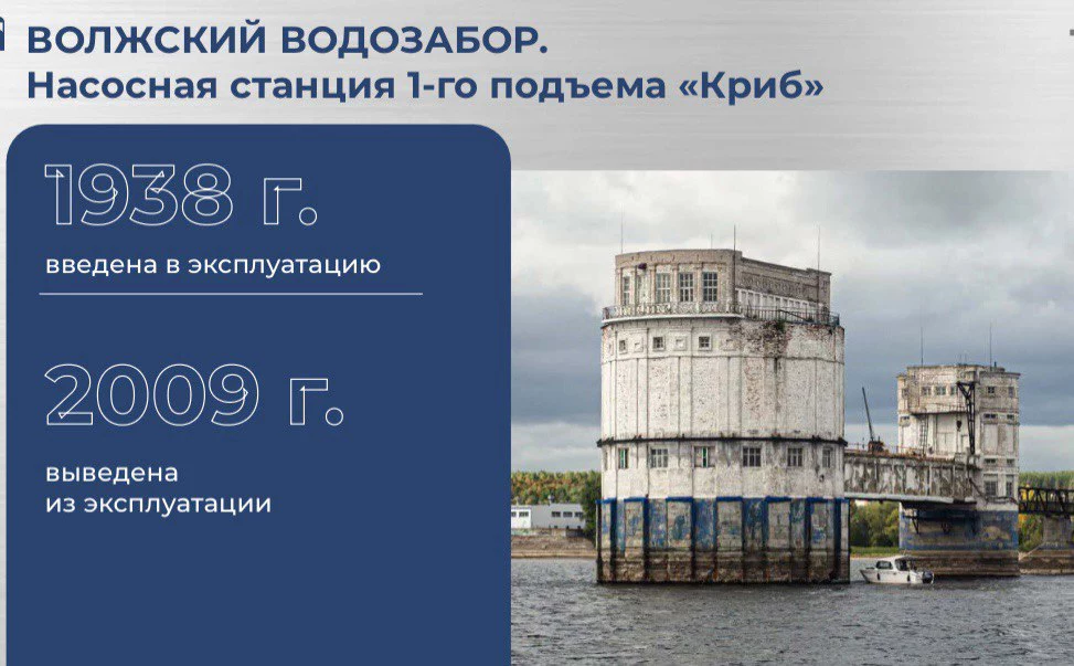 скриншот презентации директора МУП «Водоканал» Рустама Абдулхакова