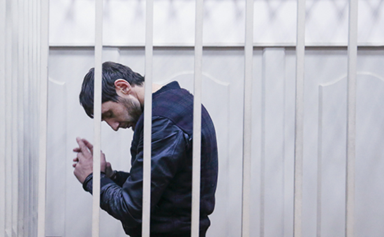 Подозреваемый в убийстве Бориса Немцова Заур Дадаев в Басманном суде