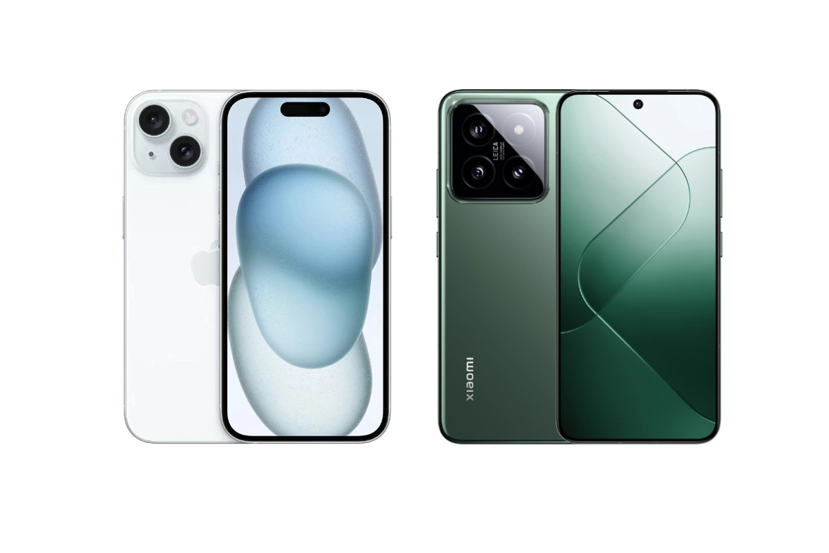 iPhone 15 и Xiaomi 14