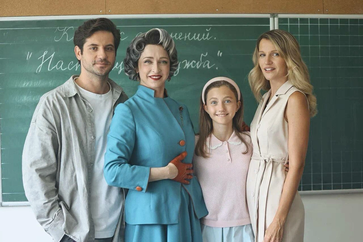 Актеры фильма «Домовенок Кузя 2» на съемках проекта