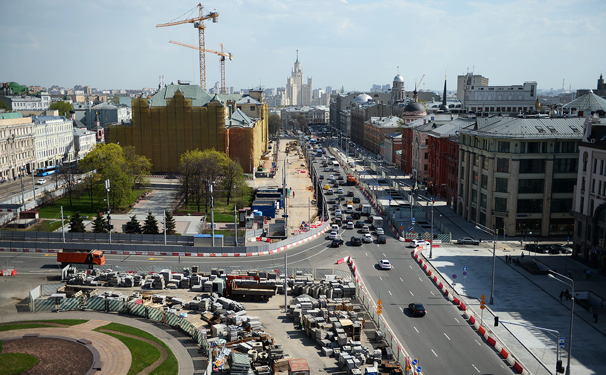 Реконструкция в центре Москвы по программе &laquo;Моя улица&raquo;