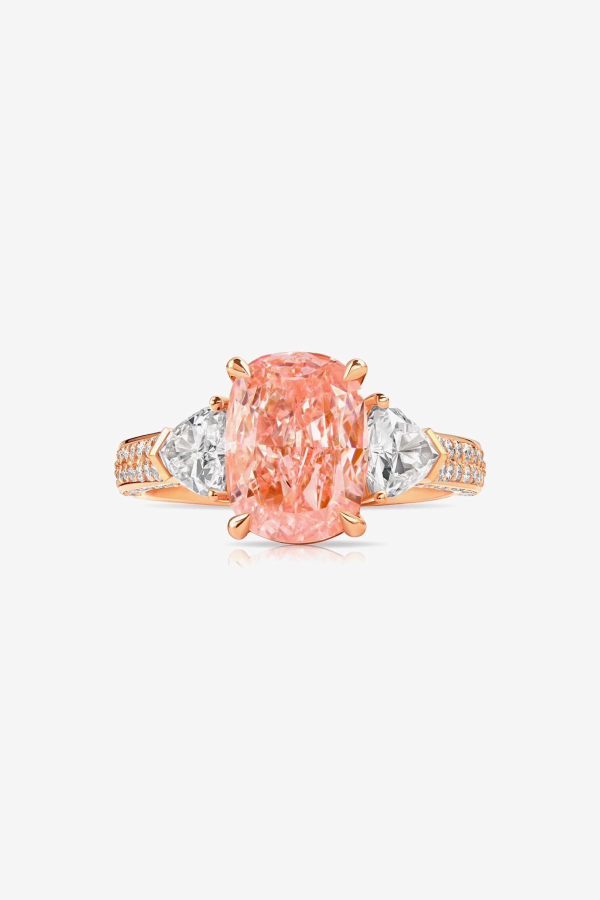 Кольцо с розовым бриллиантом, Parure Atelier