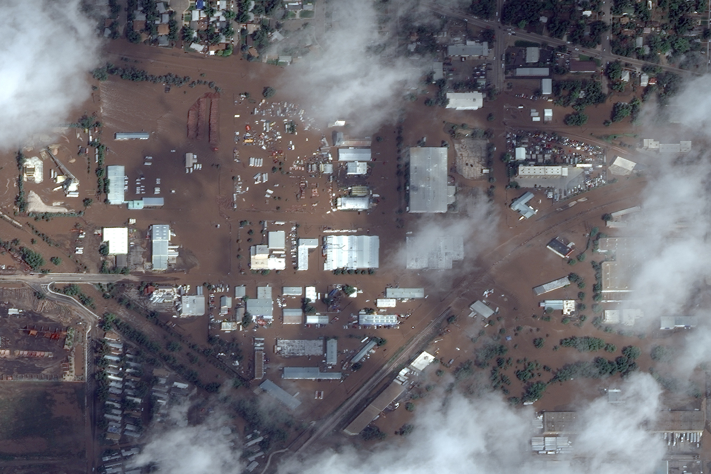 Сентябрь 2013 года. Город&nbsp;Лонгмонт, Колорадо, США. Наводнение
