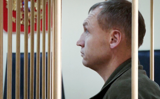 Сотрудник эстонской полиции безопасности (КАПО) Эстон Кохвер, задержанный на территории Псковской области, в зале заседания Лефортовского суда Москвы
