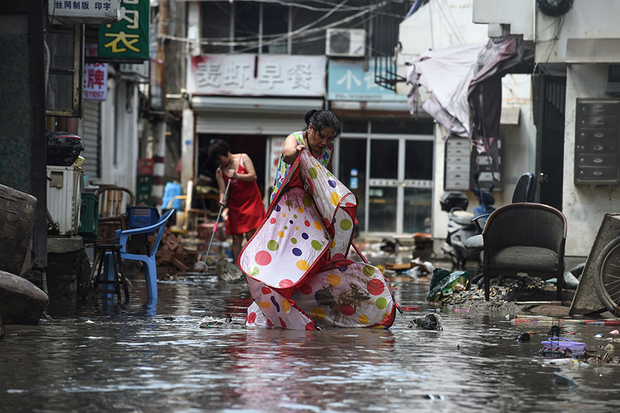 Всего от последствий тайфуна в регионах Китая пострадало 6 млн человек, экономический ущерб превысил $2 млрд