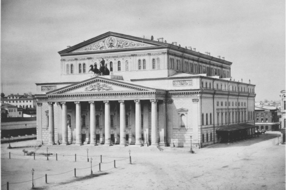 Большой театр, восстановленный по проекту архитектора А. Кавоса, 1883 год