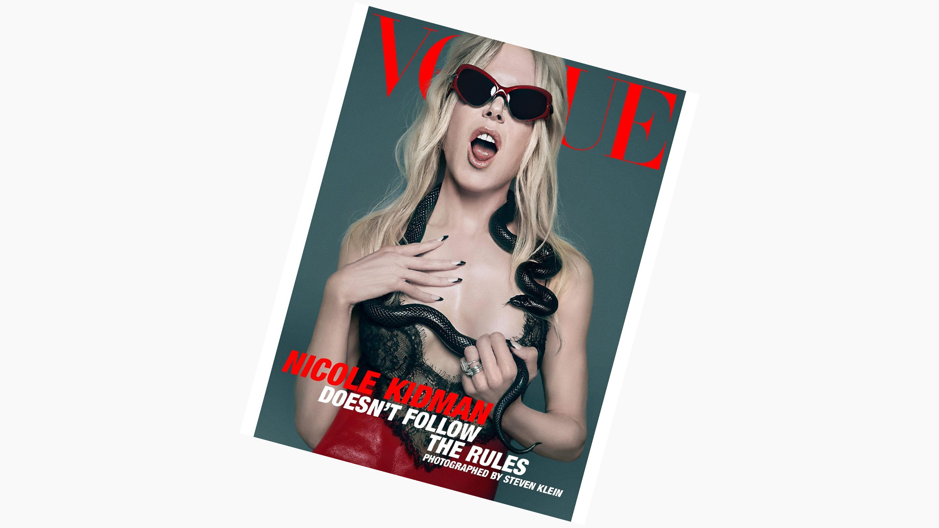 <p>Николь Кидман на обложке австралийского Vogue</p>