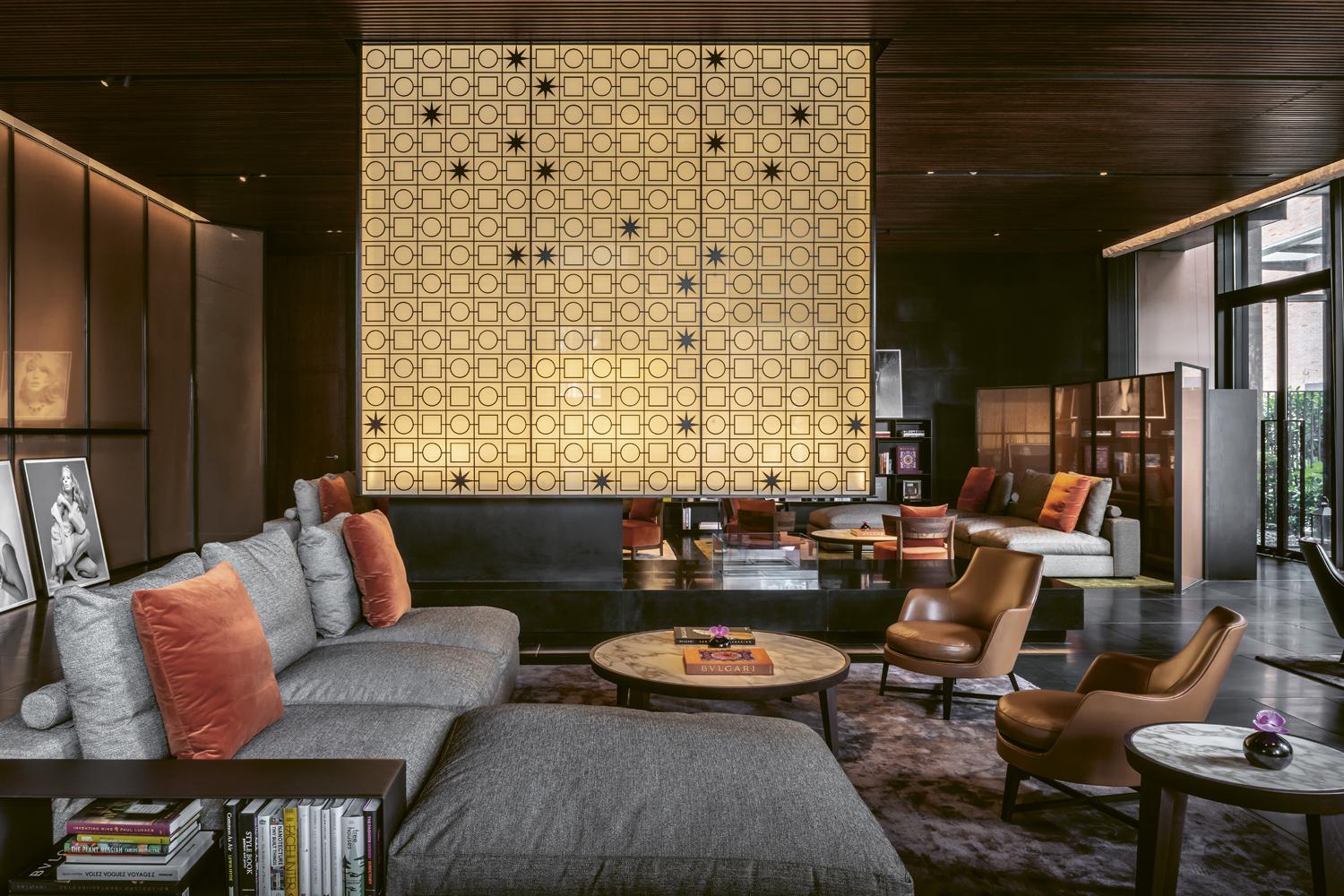 Лаундж отеля Bvlgari Shanghai