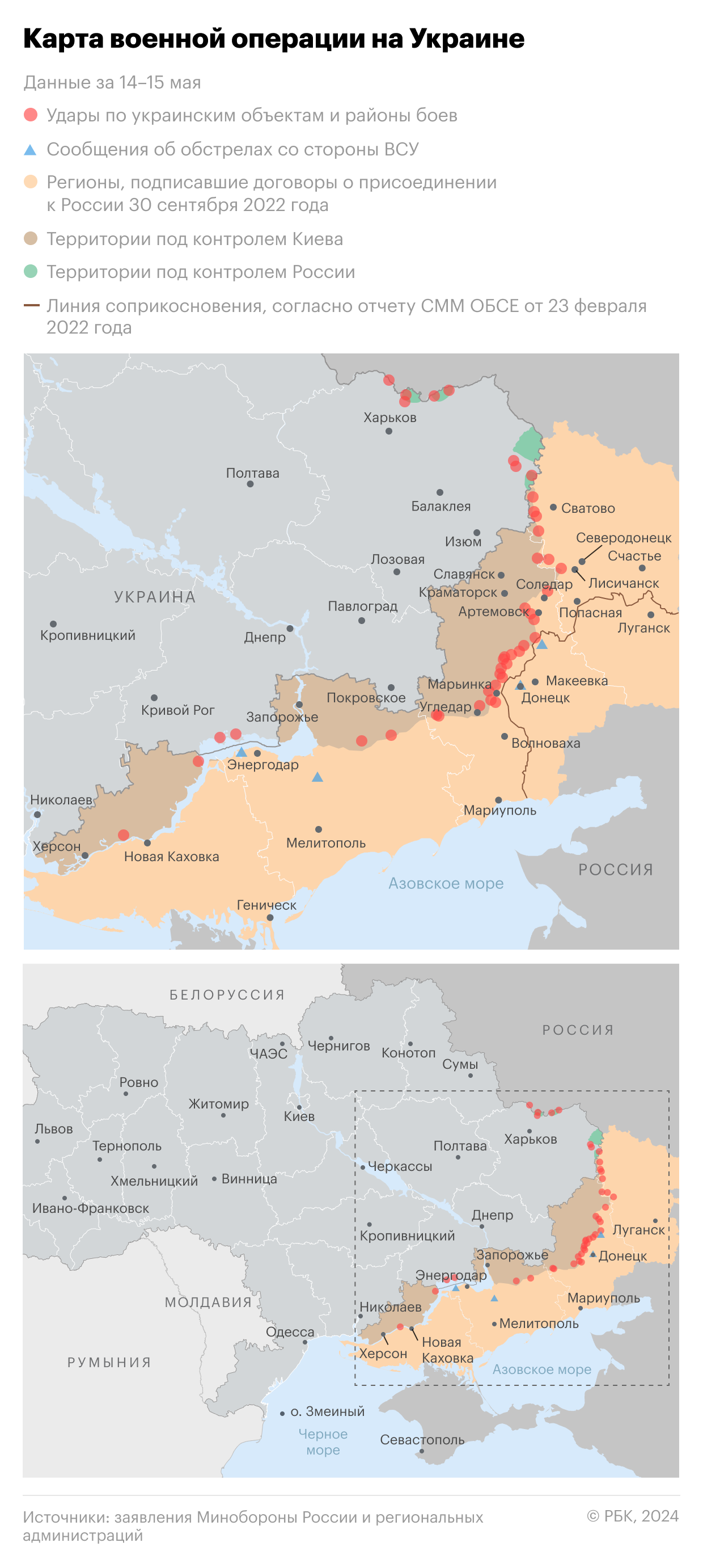 В Полтавской области Украины прозвучали взрывы