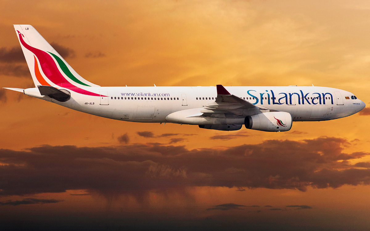 Самолет на Шри Ланке