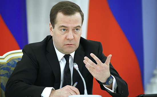 Премьер-министр России Дмитрий Медведев