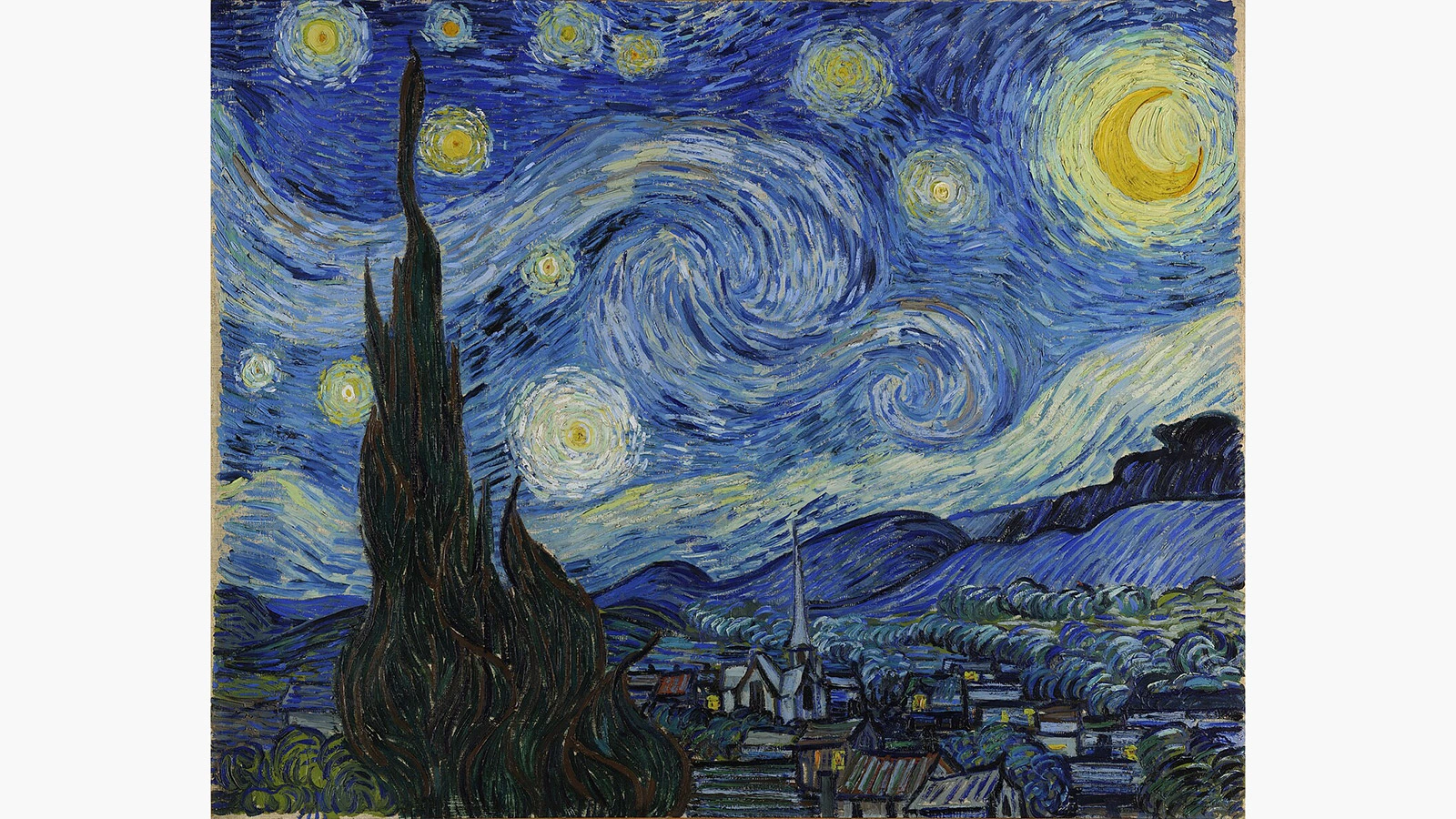 Картина «Звездная ночь», Винсент Ван Гог — описание и видеообзор
