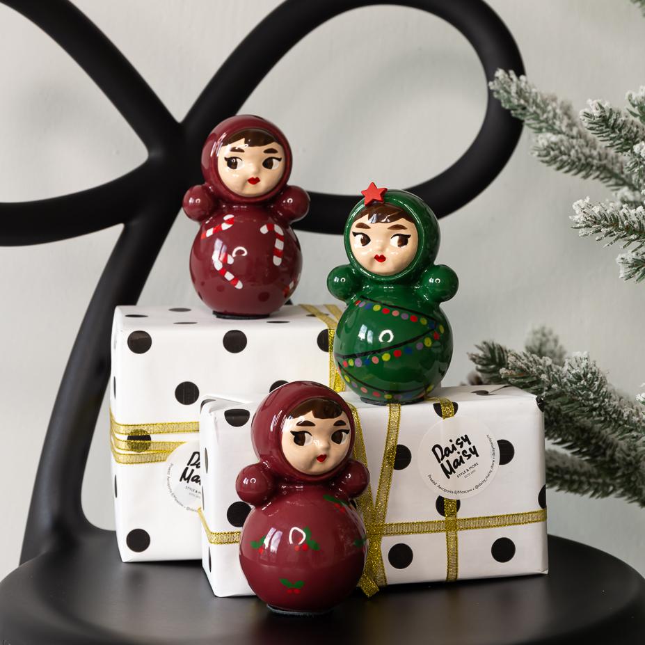 Неваляшка Машенька &laquo;Елочка&raquo;, Asiknova Ceramics, 16 000 руб. (loft9.art)