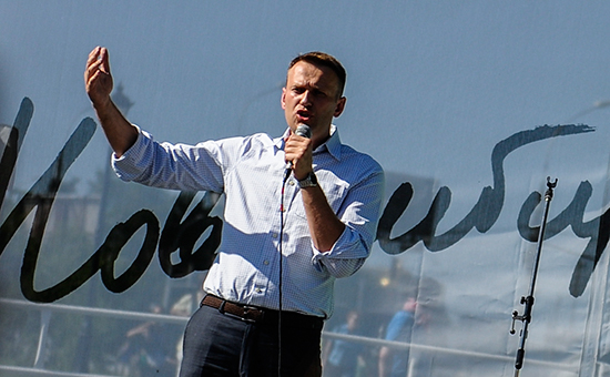 Председатель Партии прогресса Алексей Навальный