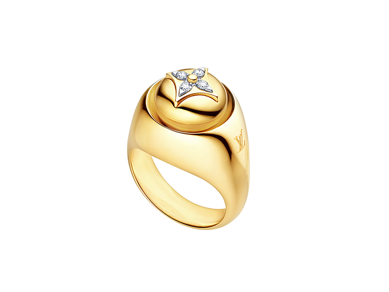 Кольцо-печатка B.Blossom, Louis Vuitton