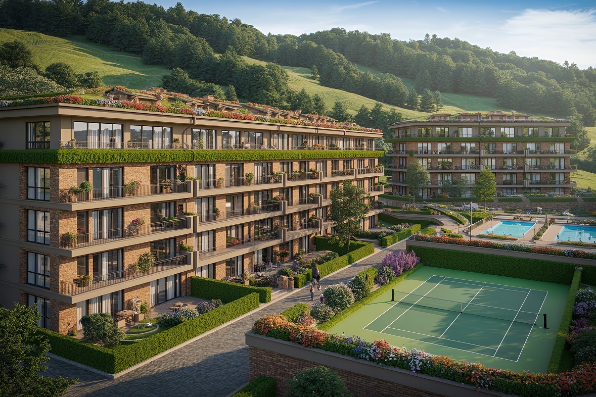 Фото: Иллюстрация сгенерирована ИИ на основе текста о том, на что обратить внимание при покупке элитного жилья на юге России