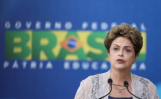 Отстраненная от&nbsp;власти президент Бразилии Дилма Руссефф
