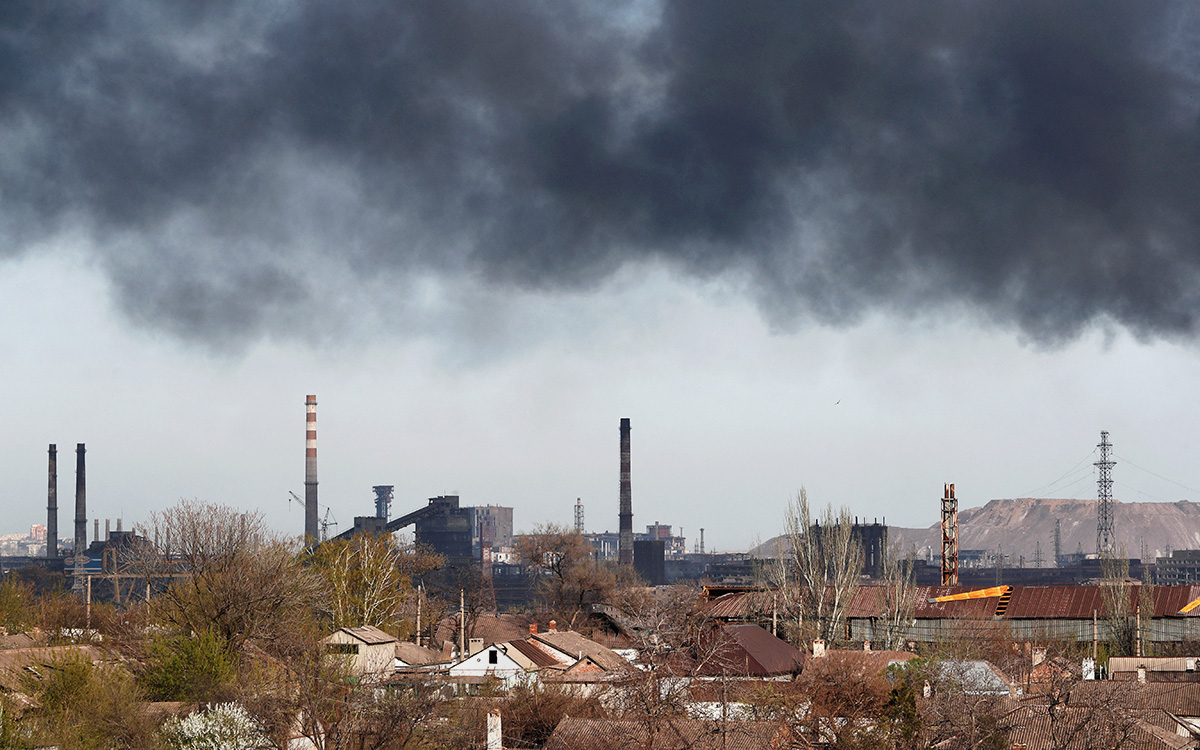 Завод &laquo;Азовсталь&raquo; в Мариуполе