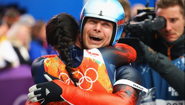 Саночник Демченко получил свою вторую олимпийскую награду в Сочи - серебро.