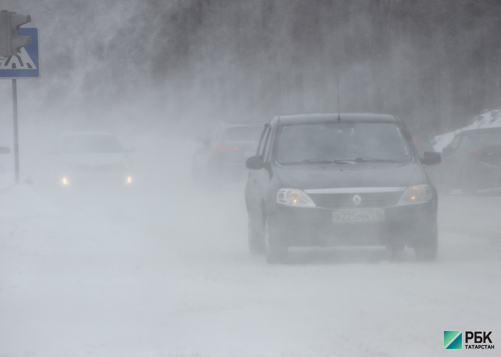 Новая снежная буря накроет Татарстан до конца недели