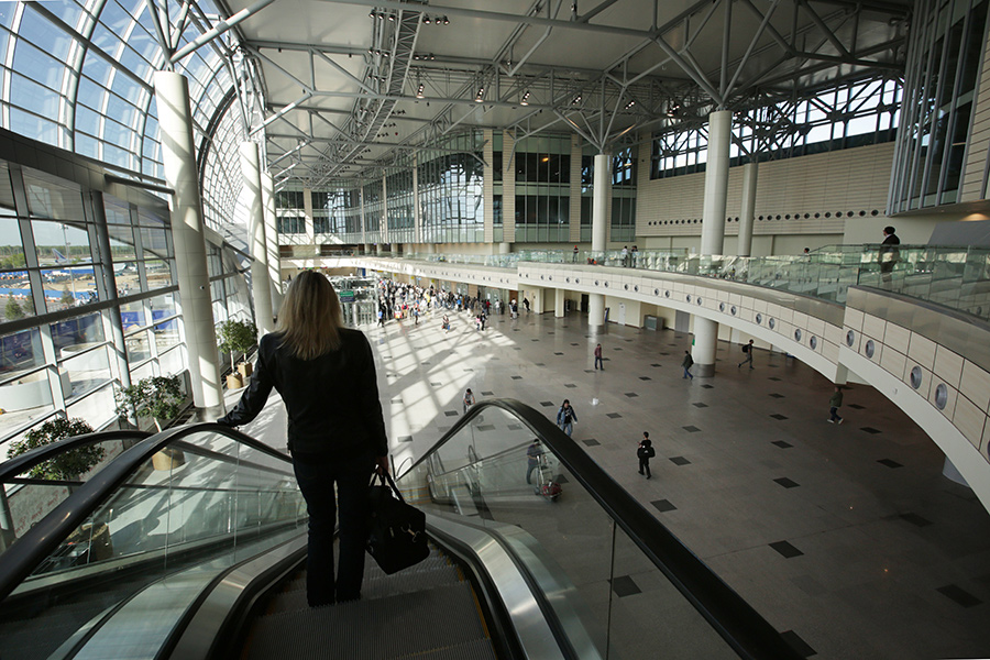 Открытие нового сегмента пассажирского терминала аэропорта Домодедово, 2015 год