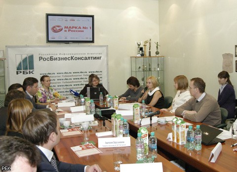 Пресс-конференция представителей партнеров и победителей конкурса "МАРКА № 1 В РОССИИ 2011"