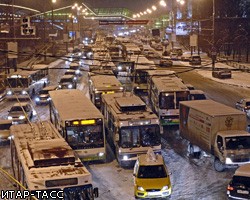 Автомобилисты вновь заблокировали движение троллейбусов в Москве