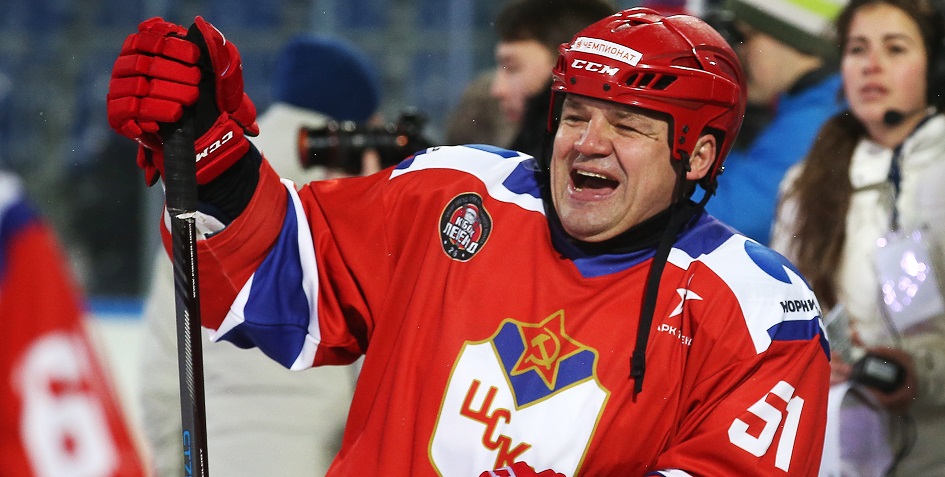 Председатель профсоюза игроков КХЛ олимпийский чемпион 1992 года Андрей Коваленко
