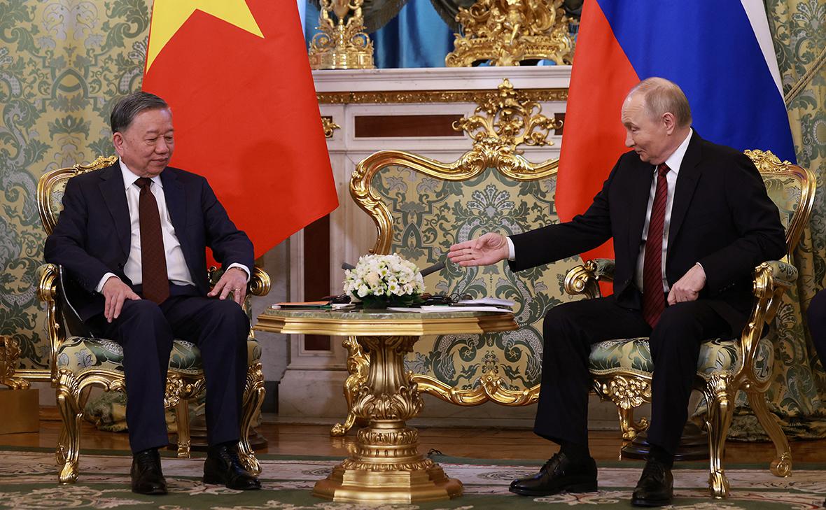 То Лам и Владимир Путин