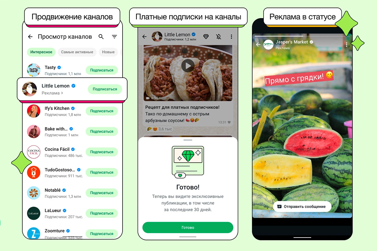 Вкладка «Актуальное»
