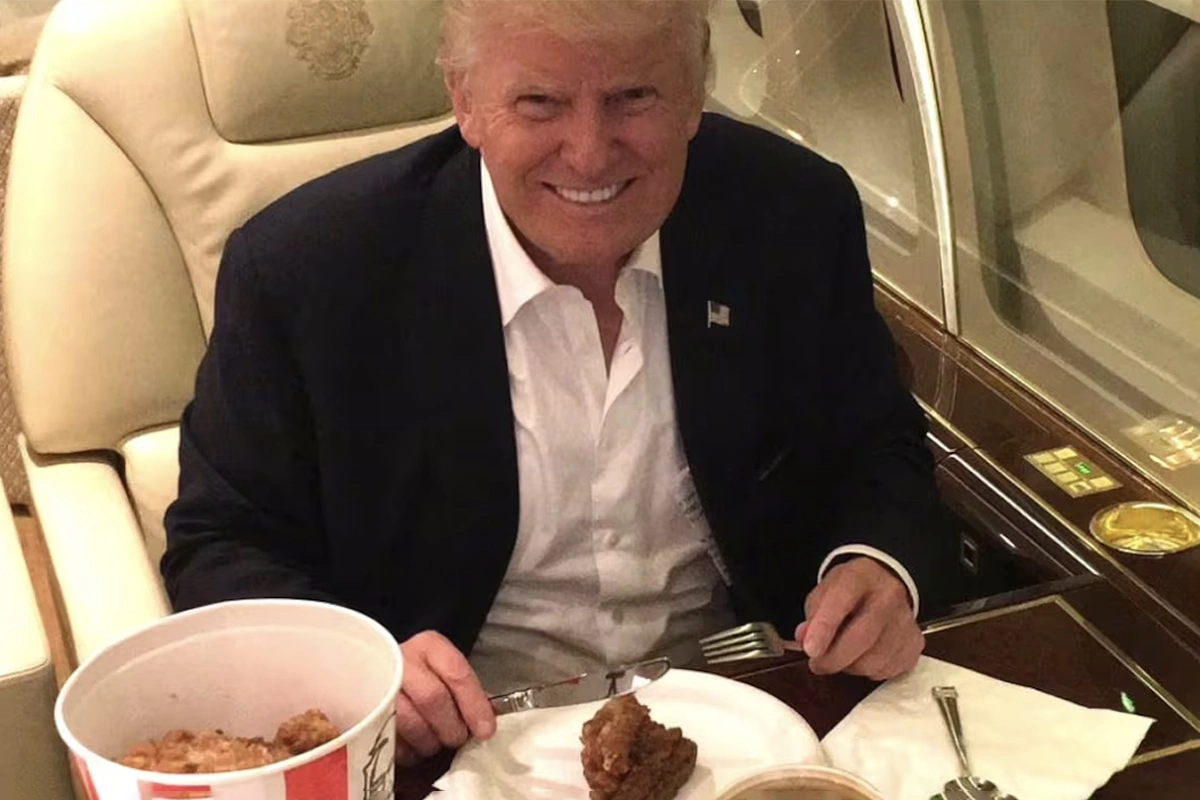 Дональд Трамп — поклонник фастфуда