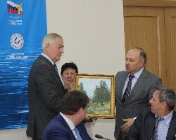 Участник форума «Великие реки», советник президента Александр Бедрицкий поздравил Гидрометслужбу со 180-летием