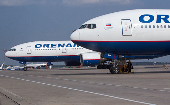 Boeing 777 &laquo;Оренбургских авиалиний&raquo;, февраль 2015 года
