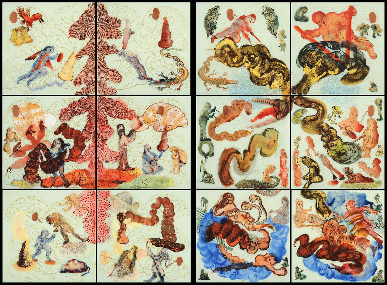 Nalini Malani, Tales of Good and Evil, 2008