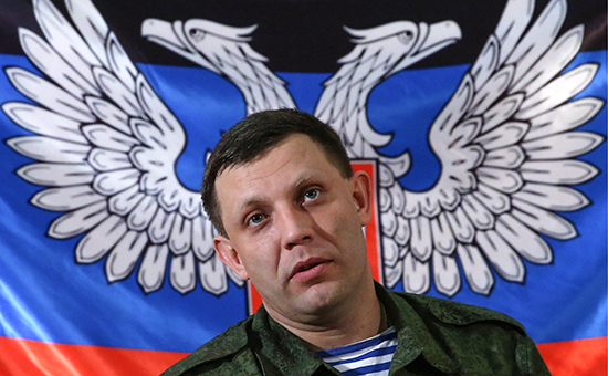 Глава самопровозглашенной Донецкой народной республики Александр Захарченко
