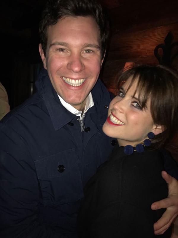 Джек Бруксбэнк и принцесса Евгения на горнолыжном курорте в Швейцарии