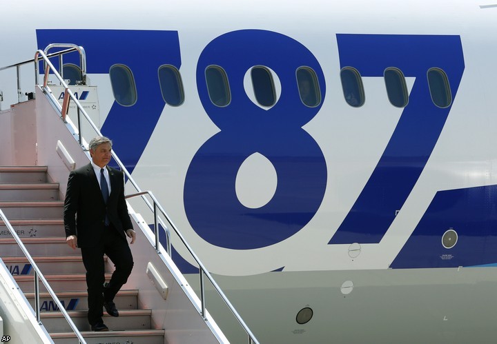 Испытания Boeing 787 Dreamliner в Японии