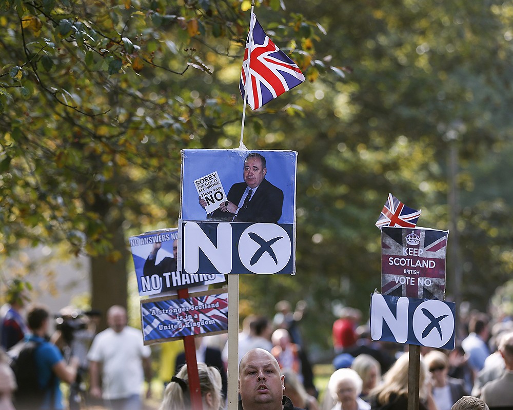 Марш сторонников сохранения Шотландии в составе Великобритании