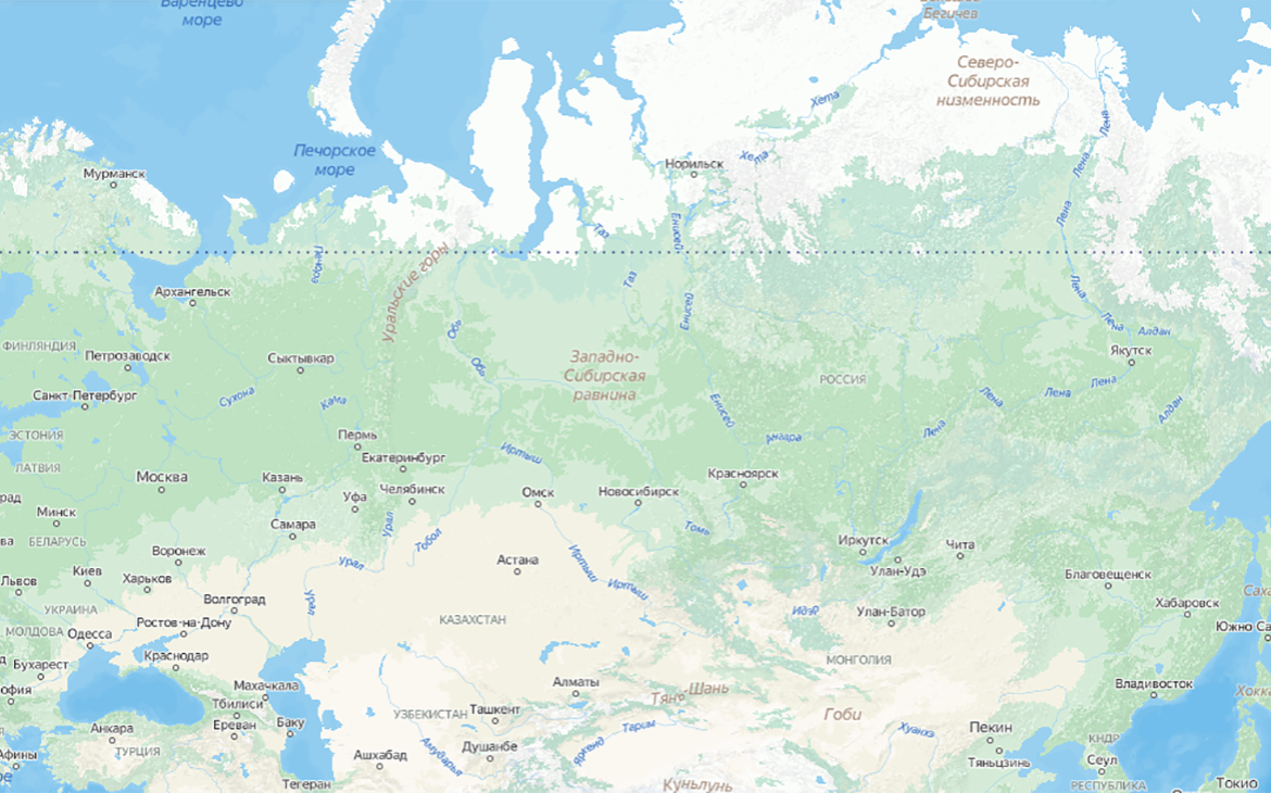«Яндекс» объяснил исчезновение с карт границ регионов