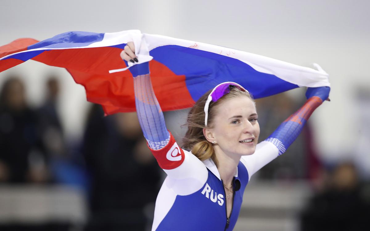 Российская рекордсменка мира по конькобежному спорту родила сына