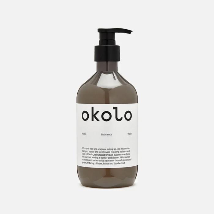Шампунь для восстановления волос и кожи головы probio rebalance wash, Okolo, 3000 руб. (&laquo;Золотое Яблоко&raquo;)