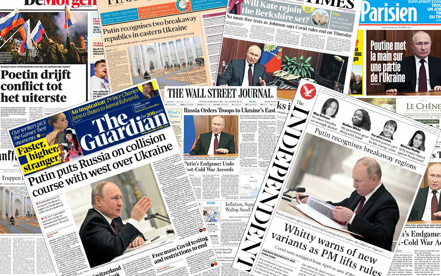 «Так заканчивается послевоенный мир»: западные СМИ о признании ДНР и ЛНР