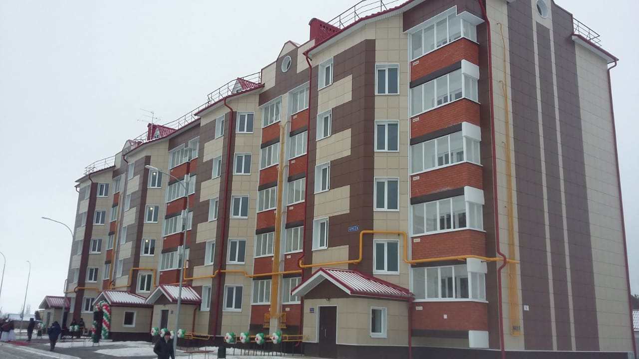 Под Казанью заселили соципотечный дом на 60 квартир