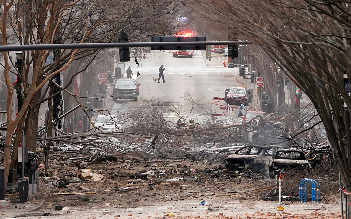 Полиция заявила об «умышленном» взрыве в Нэшвилле