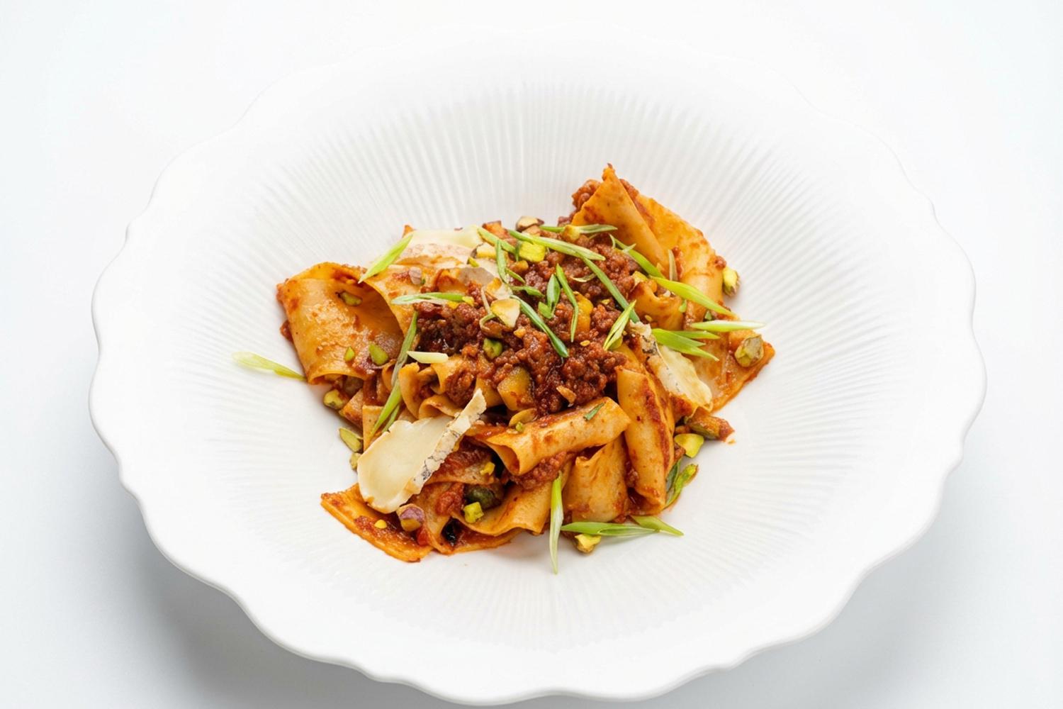 Тонкая паста паппарделле с дичью