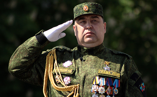 Глава самопровозглашенной Луганской народной республики Игорь Плотницкий


